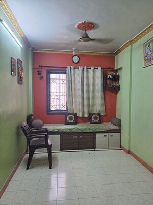 Living Room in 1 BHK Apartment at Om Sai CHS Kharghar, Kharghar Sector 12 – for Rent