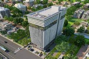 Balcony in  Office Space at Samriddhi Colonnade, Vikram Nagar – for Rent