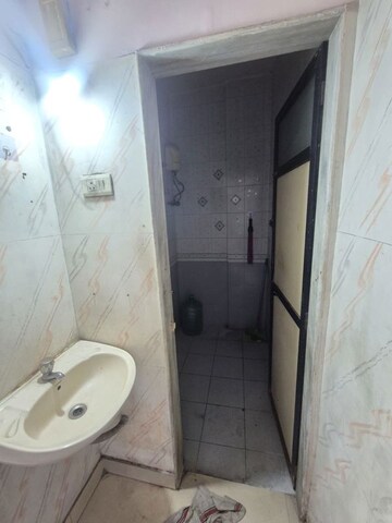 Bathroom in 1 BHK Apartment at Gami Satyam Palacio, Sector 2 Kharghar – for Rent