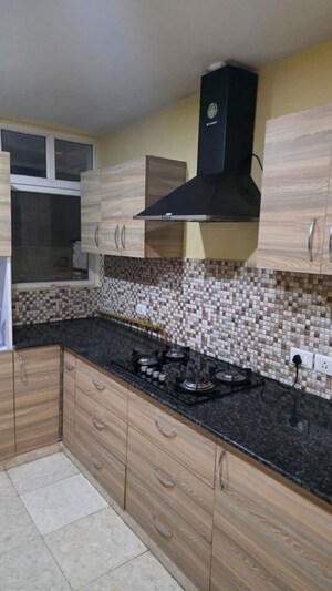 Kitchen in 3 BHK Apartment at MI Rustle Court, Gomti Nagar – for Rent