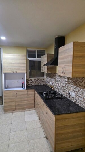 Kitchen in 3 BHK Apartment at MI Rustle Court, Gomti Nagar – for Rent