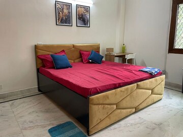 Bedroom in 1 BHK Builder Floor at Nehru Enclave – for Rent