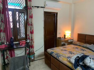 Bedroom in 1 BHK Builder Floor at Nehru Enclave – for Rent