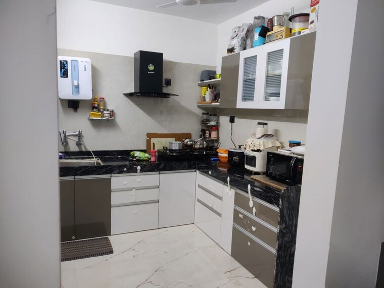 Kitchen, aeropolis-phase-ii 2 Bedroom 1000 Sq.Ft. Apartment In Dhanori Pune 10049201