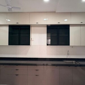 Kitchen in 3 BHK Apartment at Mantra Mirari, Pune East – for Rent