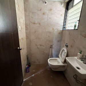 Bathroom in 2 BHK Apartment at Goregaon East – for Rent
