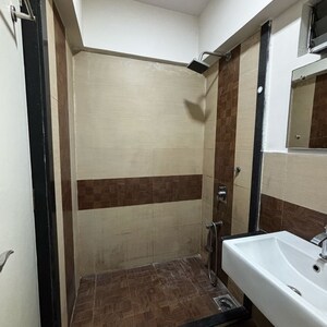 Bathroom in 2 BHK Apartment at Goregaon East – for Rent