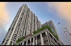 2 BHK + Study Room Apartment For Rent in Dosti Estates