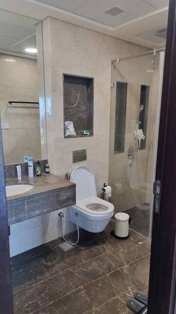 Bathroom in 3 BHK Apartment at Lokhandwala Minerva Mahalaxmi, Mahalaxmi – for Rent