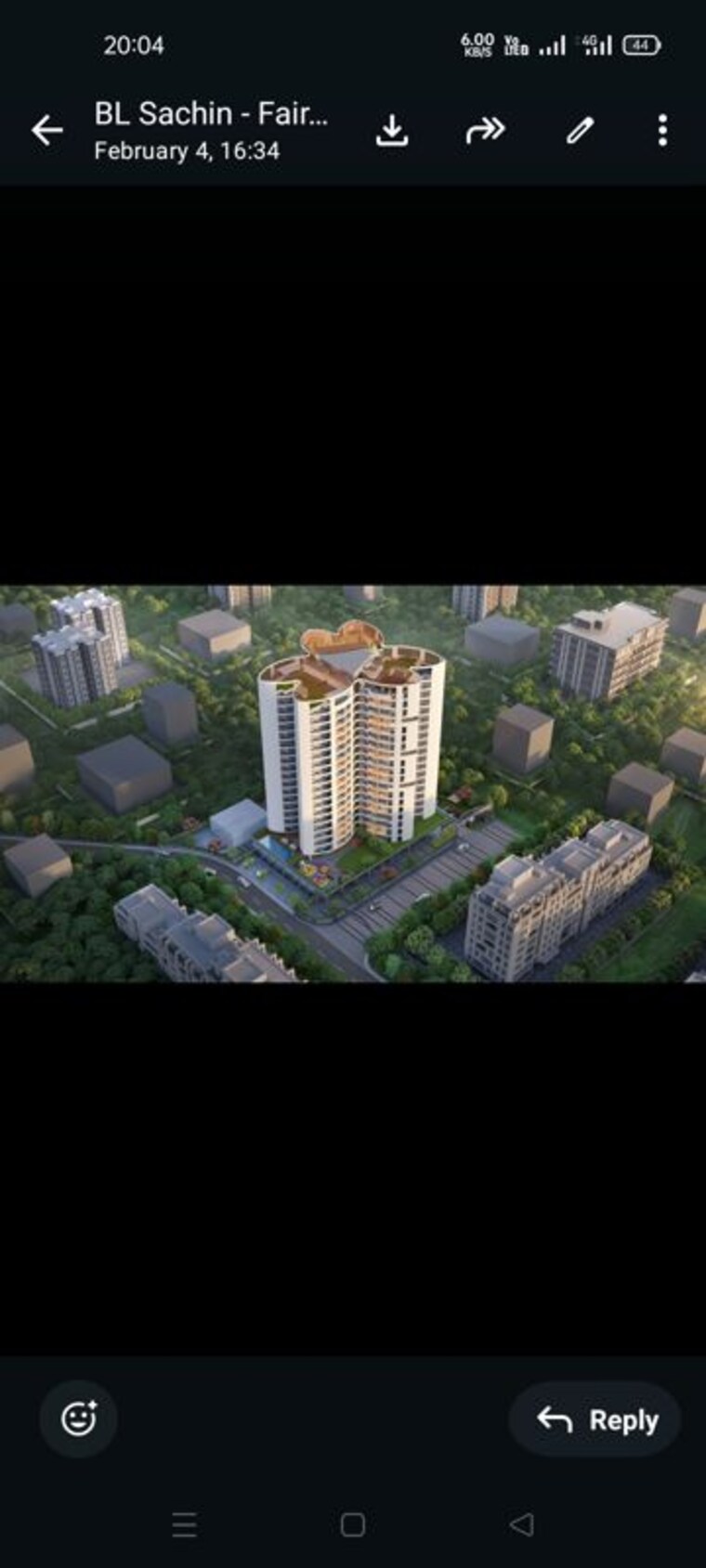 Master Plan, krishna-fairmont 3 Bedroom 1065 Sq.Ft. Apartment In Wakad Pune 10049523