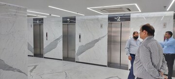 Building Lobby in 3 BHK Apartment at ATFL Defense Enclave, Sector 44 – for Rent