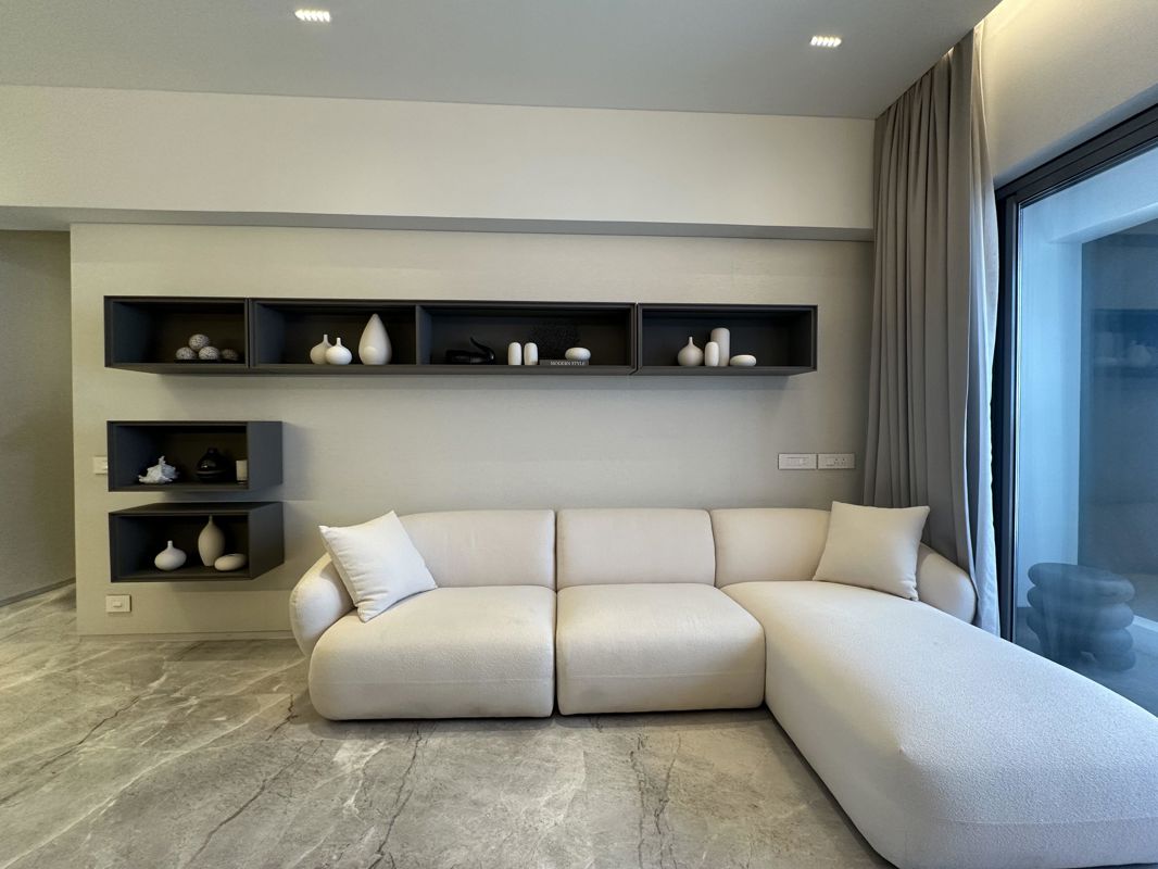 2 BHK + Servant Room 844 Sq.Ft. Apartment in Rustomjee 180 Bayview