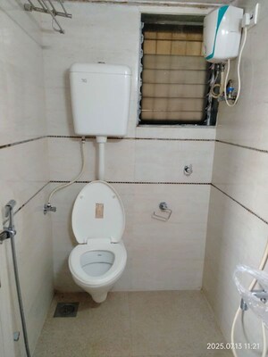 Bathroom in 1 BHK Apartment at Yasho Deep Heights, Gothivali Village – for Sale