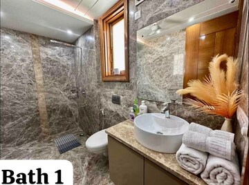 Attached Bathroom in 5 BHK Builder Floor at South Extension ii – for Rent