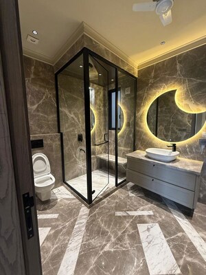 Bathroom in 3 BHK Apartment at Greater Kailash I – for Sale