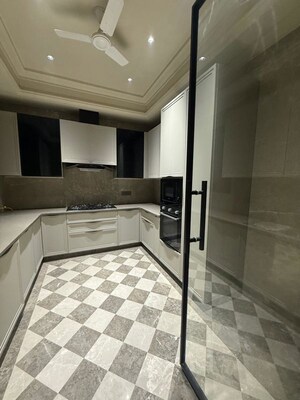 Kitchen in 3 BHK Apartment at Greater Kailash I – for Sale