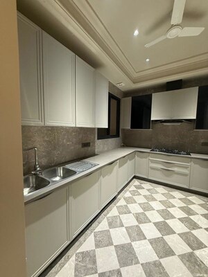 Kitchen in 3 BHK Apartment at Greater Kailash I – for Sale