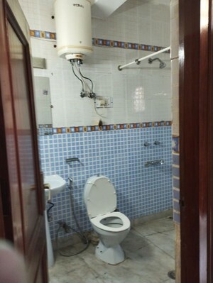 Bathroom in 2 BHK Apartment at Panchsheel Vihar – for Rent