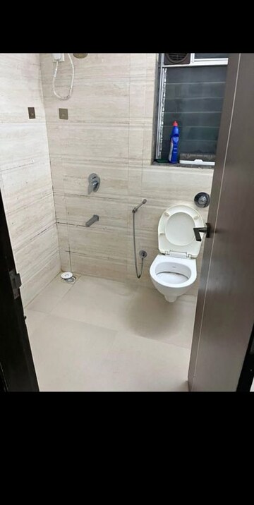 Bathroom in 2 BHK Apartment at Subhash Udyan Darshan CHS, Ghatkopar East – for Rent