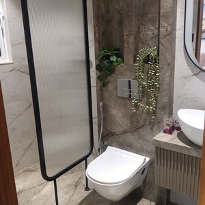 Bathroom in 1 BHK Apartment at H Rishabraj Opulence, Goregaon West – for Sale