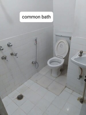 Bathroom in 3 BHK Builder Floor at Hazratganj – for Rent