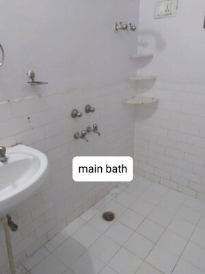 Bathroom in 3 BHK Builder Floor at Hazratganj – for Rent