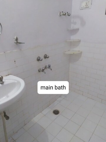 Bathroom in 3 BHK Builder Floor at Hazratganj – for Rent
