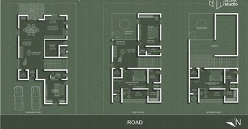 Floor Plan in 4 BHK Villa at Maheshwaram – for Sale