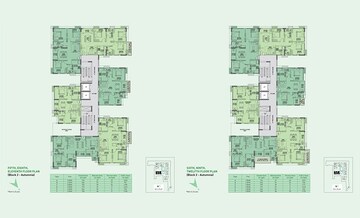 Master Plan in 2 BHK Apartment at Realmark Seasonss, Joka – for Sale