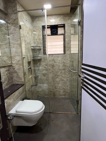 Bathroom in 3 BHK Apartment at Prabhadevi – for Rent
