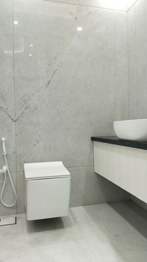 Bathroom in 3 BHK Apartment at Raheja Princess, Prabhadevi – for Rent