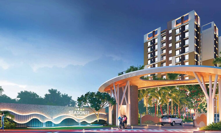 Exterior View, realmark-seasonss 3 Bedroom 1140 Sq.Ft. Apartment In Joka Kolkata 10049981