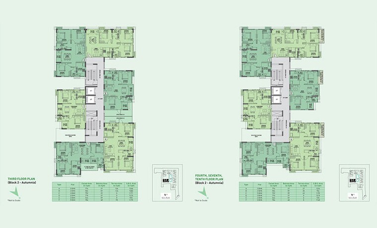 Master Plan, realmark-seasonss 3 Bedroom 1140 Sq.Ft. Apartment In Joka Kolkata 10049981