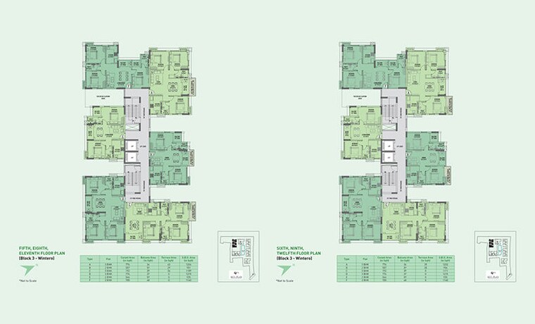 Master Plan, realmark-seasonss 3 Bedroom 1140 Sq.Ft. Apartment In Joka Kolkata 10049981