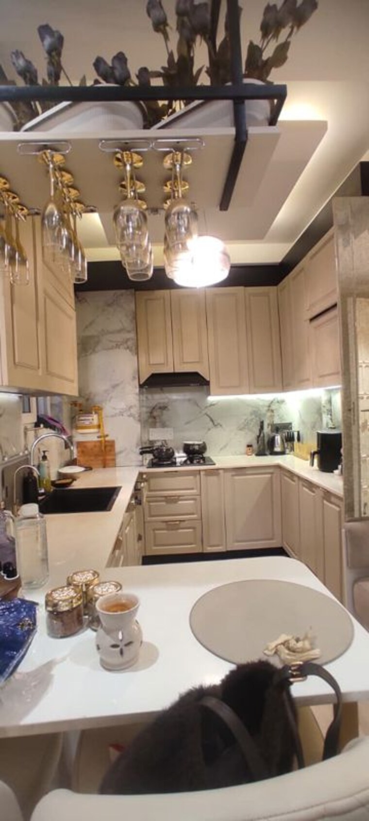 Kitchen, safdarjung enclave 3 Bedroom 1500 Sq.Ft. Builder Floor In Safdarjung Enclave Delhi 10049999