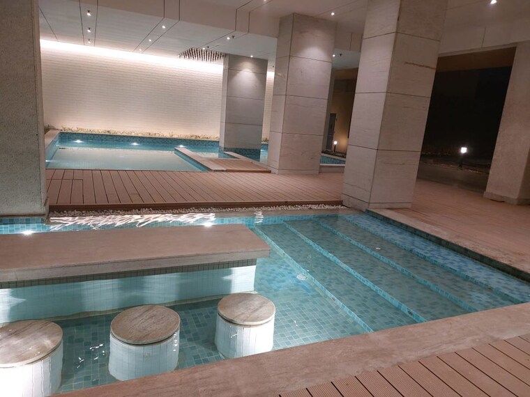 Swimming Pool, risland-sky-mansion 4 Bedroom 4046 Sq.Ft. Apartment In Chattarpur Delhi 10050005