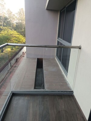 Balcony in 2.5 BHK Apartment at Adani Atelier Greens, Koregaon Park – for Rent