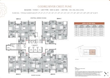 Master Plan in 4 BHK Apartment at Godrej River Crest, Manjari – for Sale