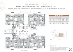 Master Plan in 3 BHK Apartment at Godrej River Crest, Manjari – for Sale