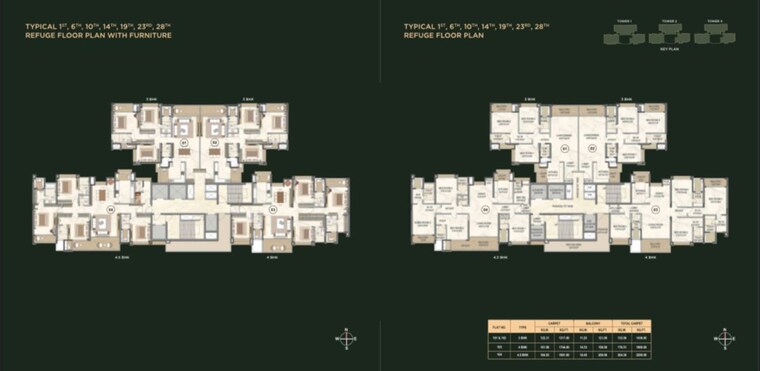 Master Plan, livience-aleenta 3 Bedroom 1438 Sq.Ft. Apartment In Baner Pashan Link Road Pune 10050022
