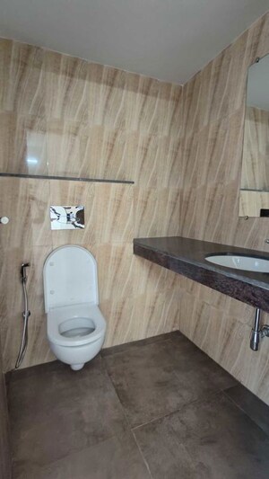 Bathroom in 3 BHK Apartment at Silver Arch Thane West, Samata Nagar – for Rent