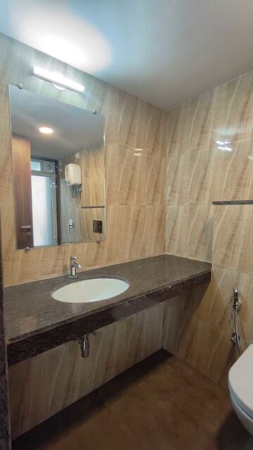Bathroom in 3 BHK Apartment at Silver Arch Thane West, Samata Nagar – for Rent