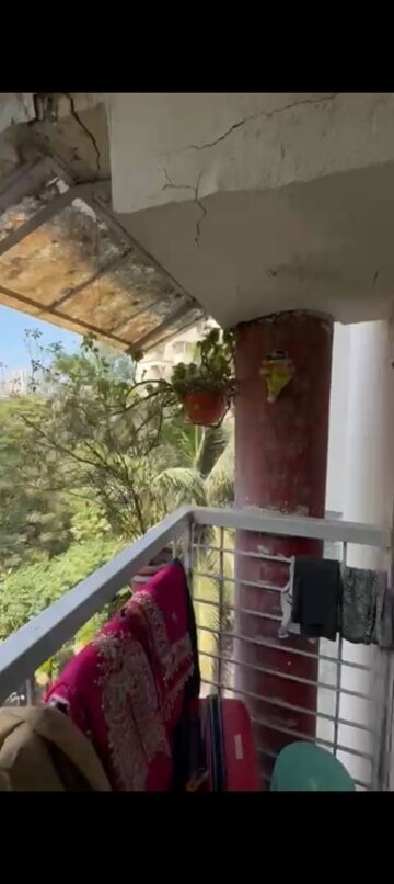 Balcony in 3 BHK Apartment at Silver Arch Thane West, Samata Nagar – for Rent