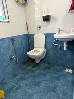 Bathroom in 2 BHK Apartment at Swarajya Maitreya, Baner – for Rent