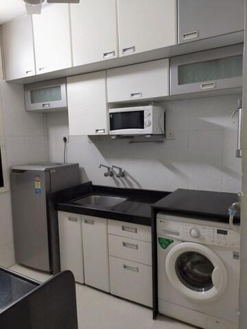 Kitchen in 1 BHK Apartment at Sky View CHS Andheri, Andheri East – for Rent