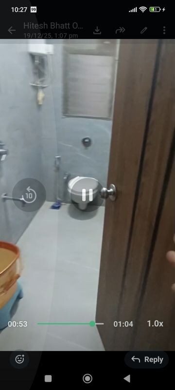 Bathroom in 2 BHK Apartment at Sudarsan Panchsheel, Andheri East – for Sale