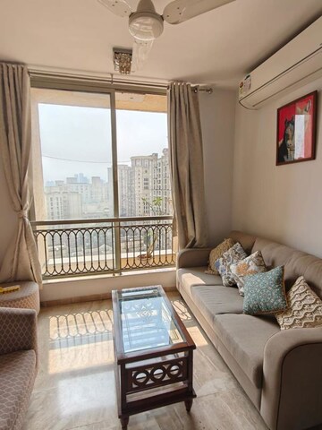 Living Room in 1 BHK Apartment at Hiranandani Lavinia, Ghodbunder Road – for Rent