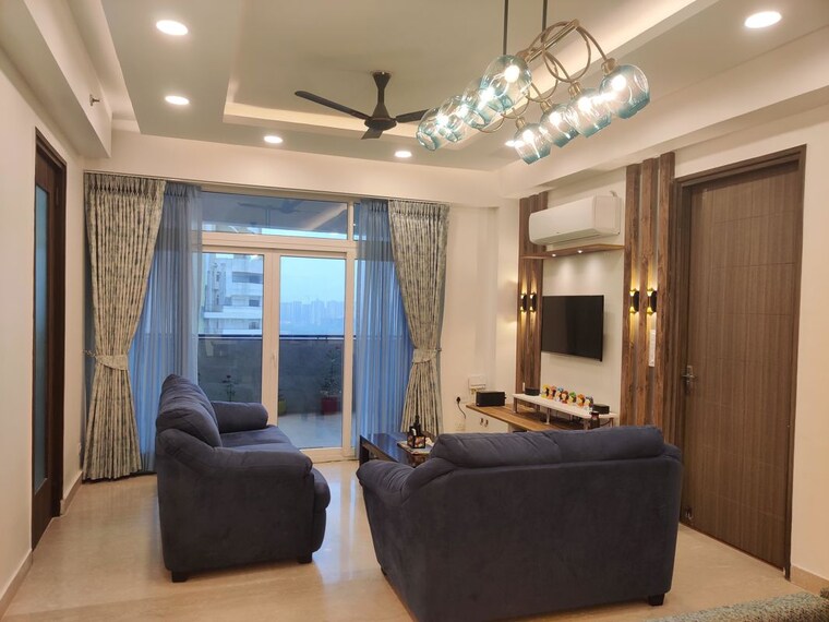 Living Room, mahagun-mezzaria 4 Bedroom 3525 Sq.Ft. Apartment In Sector 78 Noida 10050273