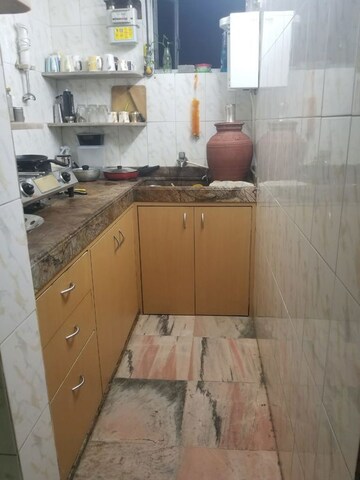 Kitchen in 1 BHK Apartment at Adarsh Nagar CHS Worli, Worli – for Rent