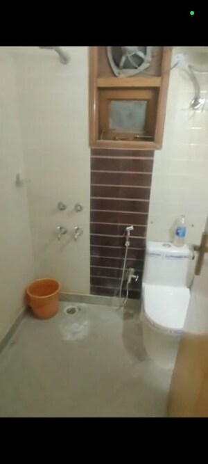 Bathroom in 3 BHK Builder Floor at Malviya Nagar – for Rent